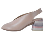 Sandale dama, din piele naturala, marca Jose Simon, 55-9197C-10-147, roze, 37 - 40