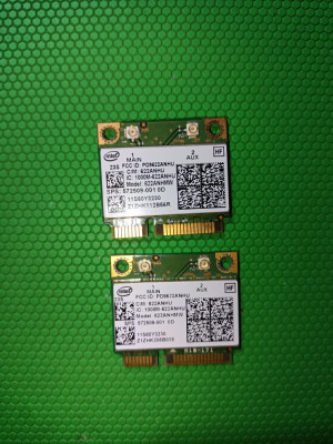 Placa wireless wlan Dual band mini PCIe half Intel N 6200 300mbps 802.11b/g/n foto