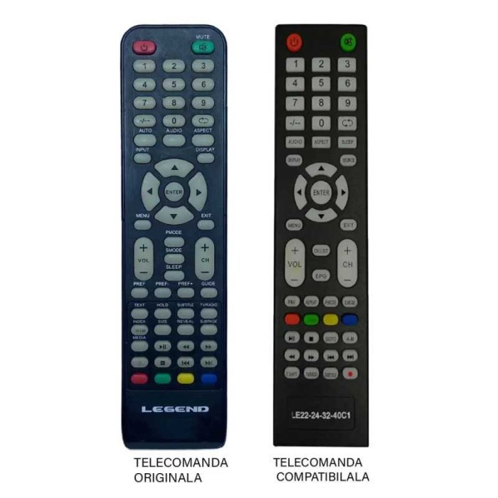 Telecomanda compatibila TV Legend EE-T40 LE22-24-32-40C1 cod ER 592