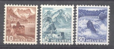 Switzerland 1936 Definitives, landscapes, Mountains, MNH S.453 foto