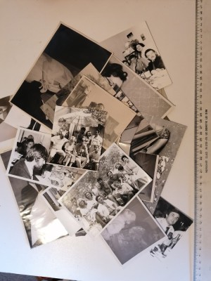 LOT 30 POZE / FOTOGRAFII VECHI ALB NEGRU foto
