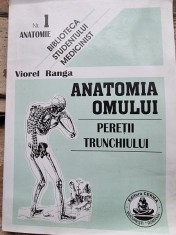 ANATOMIA OMULUI, PERETII TRUNCHIULUI DE VIOREL RANGA