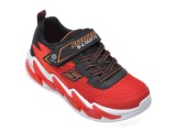 Skechers Pantofi Sport Copii LIGHT-SURGE Rosii, Material Textil, Velcro, Marime 35 EU