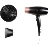Uscator de par Remington D5305, 2200 W,Rose Shimmer, functie ionica, 3 setari de caldura, 2 trepte de viteze, jet de aer rece, negru/roz
