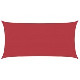 Cumpara ieftin Panza parasolar, rosu, 3x6 m, HDPE, 160 g/m&sup2;