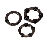 Set 3 inele cu striatii