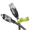 Cablu LAN Ethernet USB-C 3.1 la RJ45 1.5m Cat6 compatibil si pt. Apple Thunderbolt 3 negru Goobay 70697