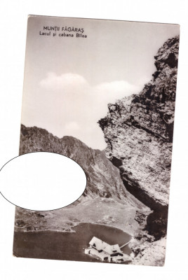 CP Muntii Fagaras - Lacul si cabana Balea, RPR, circulata 1964, stare foarte bun foto