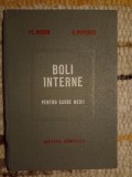 Boli Interne Cadre Medii, Editia II, 1980, Fl. Marin, C. Popescu, Medicina Interna, Editura Medicala, 372 Pagini