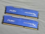 Kit Memorie Desktop RAM Kingston HyperX Fury Blue 8GB (2x4GB) DDR3 1600MHz CL10 1.5V (HX316C10FK2/8)