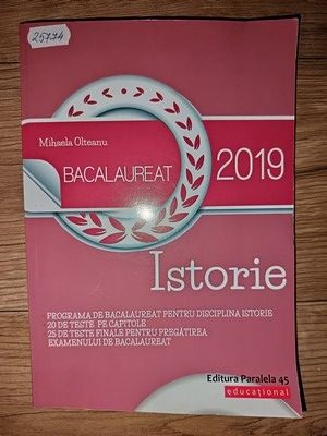 Istorie: Bacalaureat 2019- Mihaela Olteanu foto