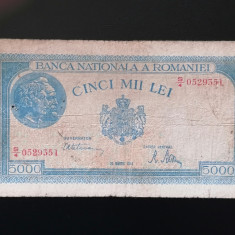 BANCNOTA-5000 LEI 1945 - 20 MARTIE-ROMANIA