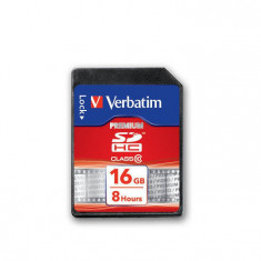 Card Verbatim SDHC 16GB Clasa 10 foto