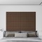 Panouri de perete 12 buc. maro 90x30 cm textil 3,24 m&sup2;
