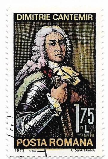 Romania (517) - Aniversari IV - D. Cantemir, 1973, obliterata