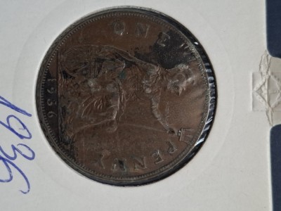 One penny 1936 foto