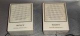 2 Mini Boxe SONY model srs 3- 8 ohm. japan