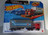 Macheta Hot Wheels - Transformers Optimus Prime camion 1/64, 1:64