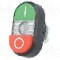 Intrerupator dublu, 22mm, seria MPD, IP66, ABB - 1SFA611142R1108