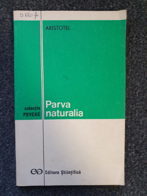 PARVA NATURALIA - Aristotel foto