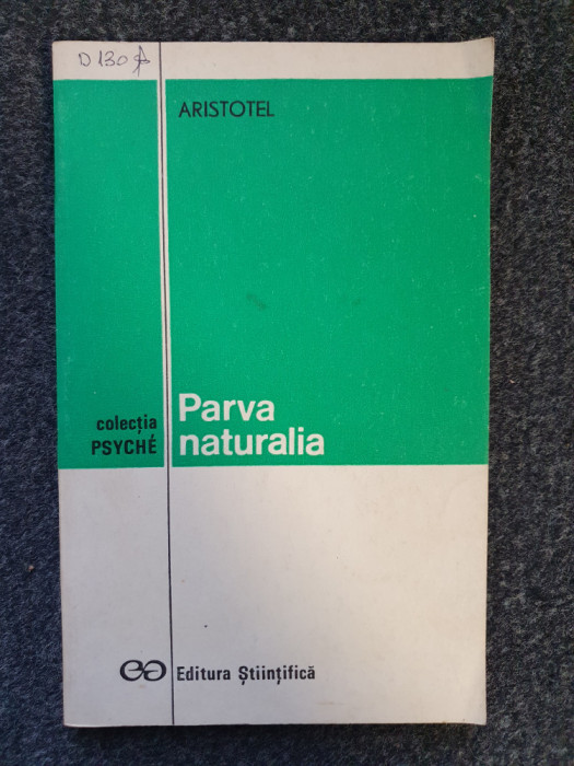 PARVA NATURALIA - Aristotel