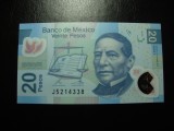 Bancnota Mexic 20 Pesos 2012, Stare Excelenta - Numismatica America