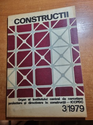 revista constructii martie 1979 foto