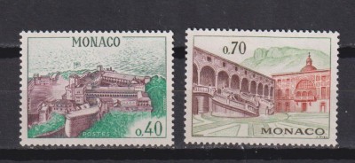 MONACO 1964 ARHITECTURA MI. 777-778 MNH foto