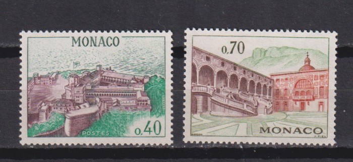 MONACO 1964 ARHITECTURA MI. 777-778 MNH