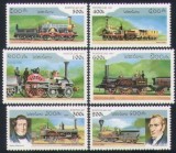 Laos 1997 - Locomotive cu aburi, serie neuzata