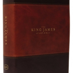 The King James Study Bible, Imitation Leather, Brown, Full-Color Edition