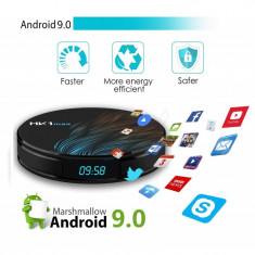 Media Player HK1 MAX Android 9.0, Smart TV Box 4K, 2gb/16gb, Wifi, limba Romana, Netflix subtitrare in romana foto