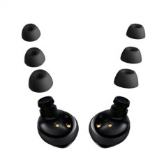 Set 6 Varfuri de schimb pentru casti Samsung Galaxy Buds 2, Kwmobile, Negru, Silicon, 56546.01 foto