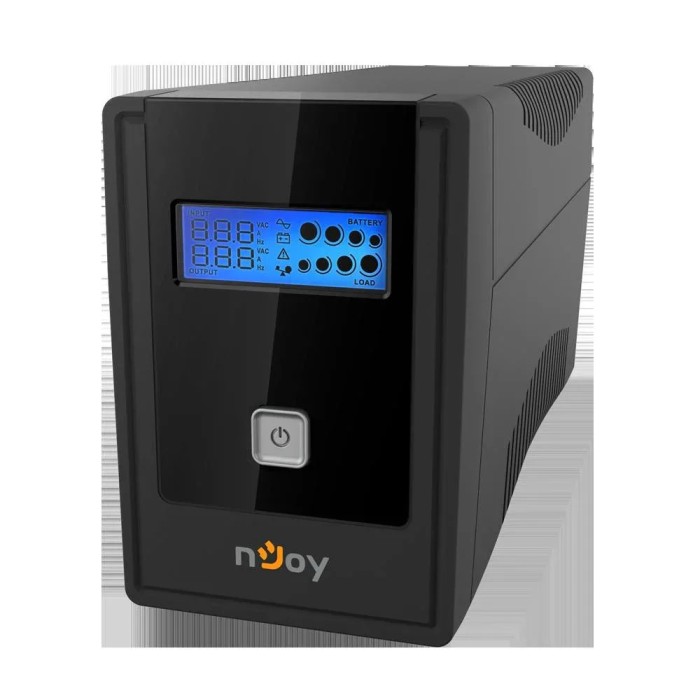 UPS nJoy Cadu 850, 850VA/480W, Afisaj LCD cu ecran tactil,