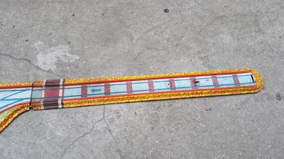 Terasament pentru trenulet din tabla foto