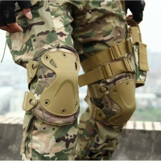 Set protectii cotiere-genunchiere airsoft,paintball foto