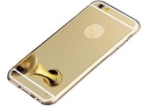 Husa iPhone 8 Luxury Oglinda Aurie MyStyle, Bumper TPU, Protectie 360