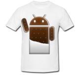 Tricou &quot; Android ice cream sandwich, Hello! &quot;