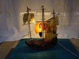 Lampa de birou vintage tip corabie
