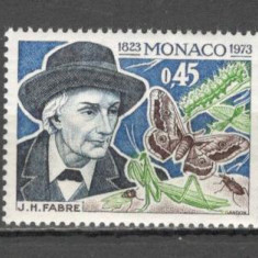 Monaco.1973 150 ani nastere J.H.Fabre-scriitor si entomolog SM.563