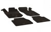 Covorase auto cauciuc Opel Corsa B (1993-1999) / Vita B, set 4 buc, gri carbon, impermeabile, bordura inalta