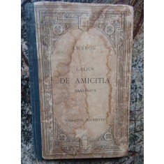 LAELIUS DE AMICITIA, DIALOGUS de CICERON
