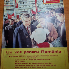 flacara 15 martie 1975-art.despre votarea de la 9 martie,grigore antipa,cenaclul