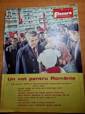 flacara 15 martie 1975-art.despre votarea de la 9 martie,grigore antipa,cenaclul foto