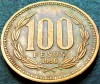 Moneda exotica 100 PESOS - CHILE, anul 1986 * cod 5139 = excelenta, America Centrala si de Sud