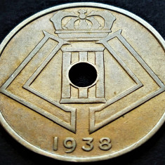 Moneda istorica 25 CENTIMES - BELGIA, anul 1938 * cod 357 B = excelenta