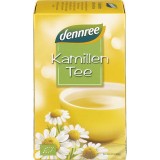 Ceai de Musetel Bio Dennree, 20 plicuri, Agricultura Ecologica, Relaxare, Naturist, 30g