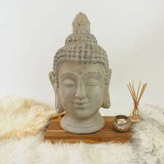 ProGarden DecoraÅ£iune Cap de Buddha, 23x22x45 cm