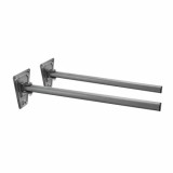 Suporti perete pentru anvelope si jante pliabili 2buc Garage AutoRide, Lampa
