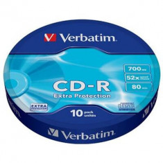 Verbatim - CD-R 10 pcs, 700MB, 52x, wrap EXTRA PROTECTION